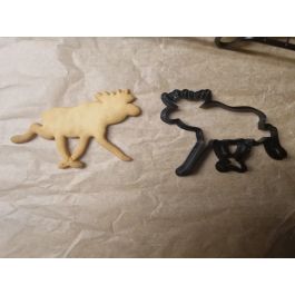 Emporte-pièce Design Scandinave - 3 Pièces - Plastique - Noir