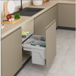 POUBELLE S-2385-G 16+12+12+1L  60CM 564*470*380