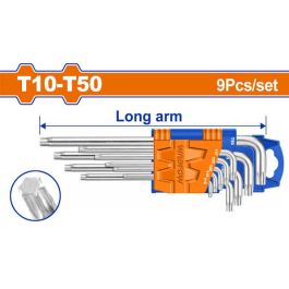 Jeu Clés Torx Longues Wadfow - WHK3291 - 9 pcs