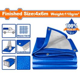 WADFOW BACHE DE PROTECTION BLEU 4X6M