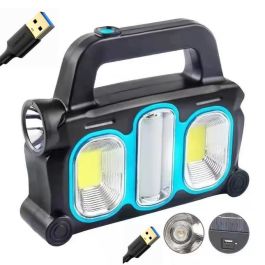 Lampe Solaire Extérieure Etanche LED USB Rechargeable