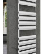    SÈCHE SERVIETTE 120/50 ALUMINIUM CHROME MEZZALUNA-12050CHRMEZ