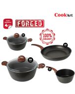 Batterie de cuisine 6 pièces serie Boisé V1 Cook'art