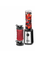 Blender Black & Decker SBX300-B5 - 300W - 0.5L - 2 Accessoires - Noir - Compact Personnel Sportif