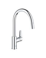 Mitigeur cuisine BauEdge GROHE  - 30536000 -  douchette extractible