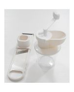 Moulin à ail + Râpe avec container - 45587 - FACKELMANN