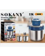 Hachoir à viande Sokany Sk-7030 Tunisie - 2.5 litres - 500W en Inox
