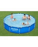 Piscine Hors Sol Bestway Steel Pro Ronde D 366 x 76 cm + Filtre à Cartouche