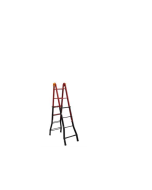 Echelle télescopique acier 6 Marches 