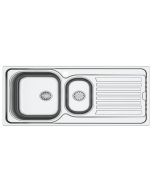 Évier Cuisine Inox 100 x 50 cm - Avec Vidage/Siphon - ASIL