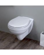 Cuvette azur blanc + abattant Soft close 325*340 - SANIMED