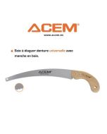 Scie à élaguer lame courbe japonaise poignée en bois