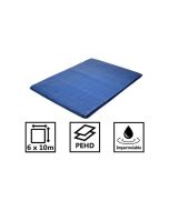 Bâche de protection 6Mx10M- bleu