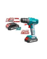 Perceuse-visseuse TOTAL - Double Batteries 20V Sans Fil Professional