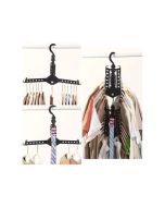 Cintre Multifonction pour Vêtements - Noir - ABS - Pliable 11x32 cm / 47x32 cm
