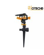 Arroseur à impulsion en plastique avec pointe noire & jaune 374020 - HOTECHE