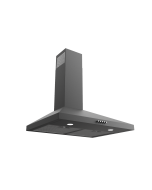 Hotte Aspirante Premium D0036037901Z001 - Pyramidale - 60cm - Noir - Filtre Charbon - 450m³/h