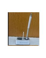 Brosse WC silicone - B-H44-39 - blanc 