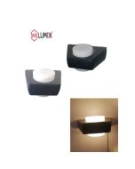 Applique Murale Noire - Led 8w Lumière Blanc Chaud 3000K
