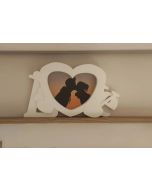 Cadre photo en forme d’amour (LOVE)