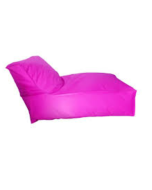 Pouf Guest - Dimensions: L*L*H = 100*60*60 cm-Rose