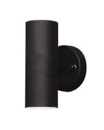 Applique exterieur noir cylindrique led 2*5w 3000k ip65