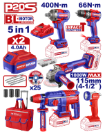 Kit 5p outillages electro-portatifs emtop  ECKL2059