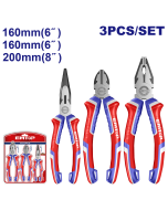 Jeu de 3 pinces univ8/l-nez6/coupe6 emtop  EPLS0311