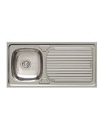 Évier Cuisine Inox Apparent - 1 Cuve + Égouttoir - MassInox - Banka