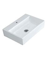Lavabo à poser Florentine 51.5x36.5x12 cm blanc brillant - JAQUAR