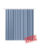 Rideau de douche polyester - Texture bleue
