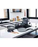 Batterie de cuisine IZMIR 10 piéces - Gris - OSCAR GOLD