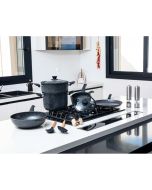 Batterie de cuisine Adana 10 piéces GT3N - Noir - OSCAR GOLD