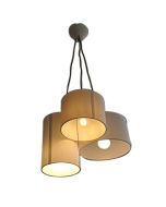 Suspension blanc chapeau 3*E27 60W MADEE HANGLAMP