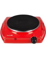 PLAQUE DE CUISSON ELECTRIQUE 1 FEU HAUSBERG 1500W ROUGE