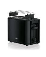 Grille pain BRAUN noir HT3010BK 1000W 2 petites fontes