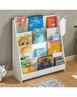 Bibliothéque oscar L:77xH:88xP:30 Cm En mdf blanc (particule) - Déc ART