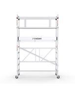 Echafaudage aluminium pliante pro tube CAGSAN F180 - karelia 4m