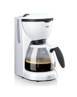 Cafetière - Blanc - Pure AromaDeluxe - 10 Tasses - 1100W - KF520/1 - BRAUN