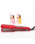 Lisseur Cheveux LEXICAL LHS-5380 230°C - Rouge