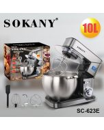 Mixeur Pétrin Digital Sokany SC-623e - 2000 W - 6 Vitesses -10L