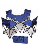 Pack camping table pliable avec 4 chaises