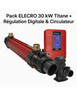 Pack ELECRO 30 kW Titane avec Régulation Digitale & Circulateur