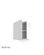 Meuble Elément haut étagère - BRICO KITCHEN-Chrome