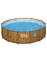 Piscine hors sol ronde Steel Pro Max Splashview – 427x107 cm