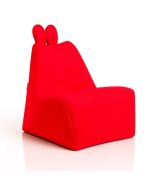 Pouf Lapino pour enfant EU COSY – 50x63x35 cm – Rouge