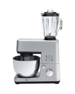 Robot Pâtissier Multifonction Brandt KM900BS - 900 W - Argentée 