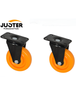 Lot de 2 Roue Pivotante sans frein 100mm - JUSTER