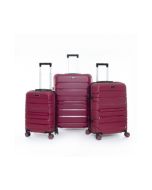Set de trois valises Brillant - Titou - Rouge bordeaux
