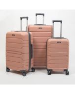 Set de trois valises  Matte TSA - Titou - Saumon Acc gris